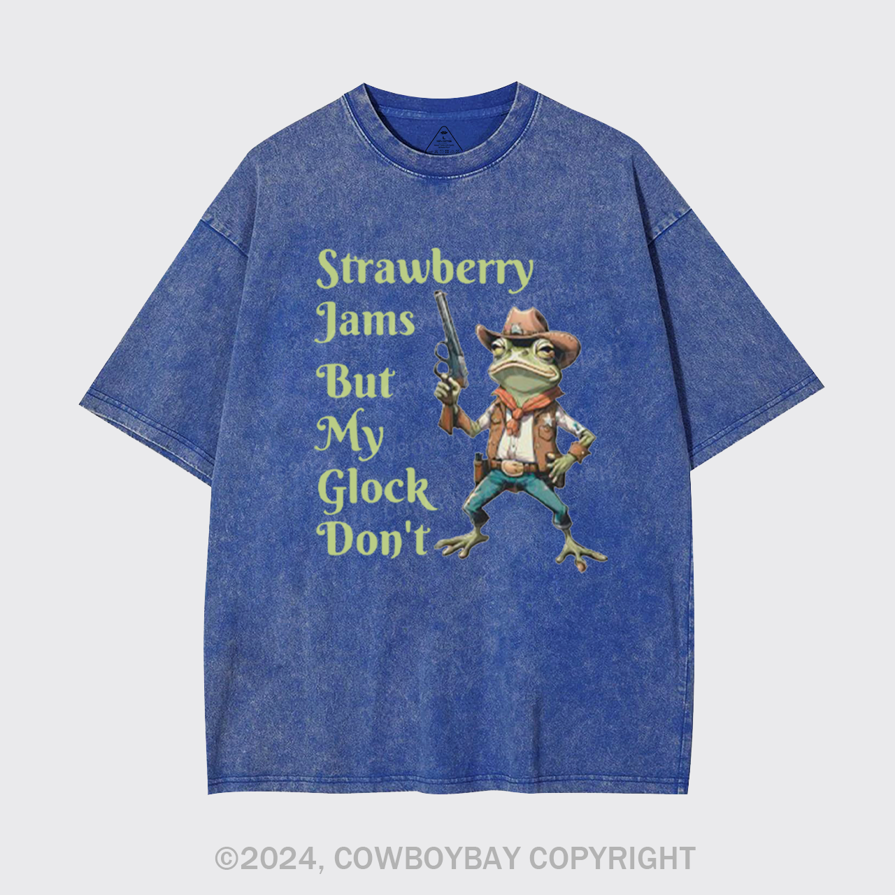 Strawberry Jams But My Glock Don't Garment-dye Tees