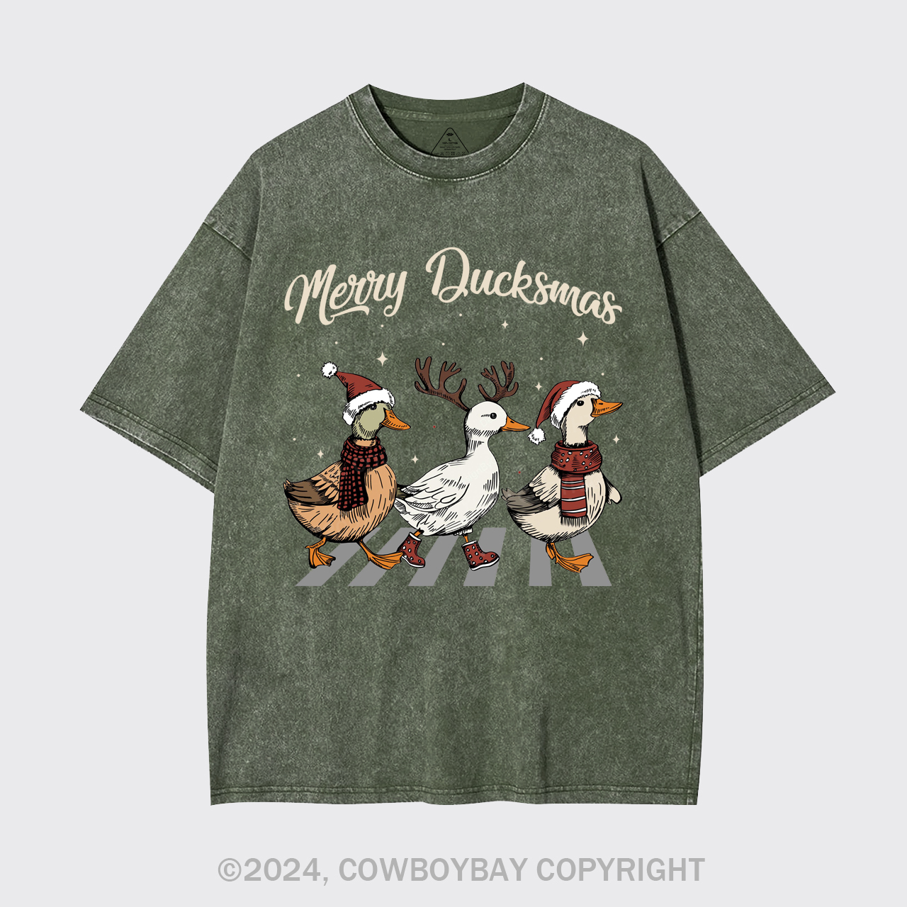 Merry Ducksmas Garment-dye Tees
