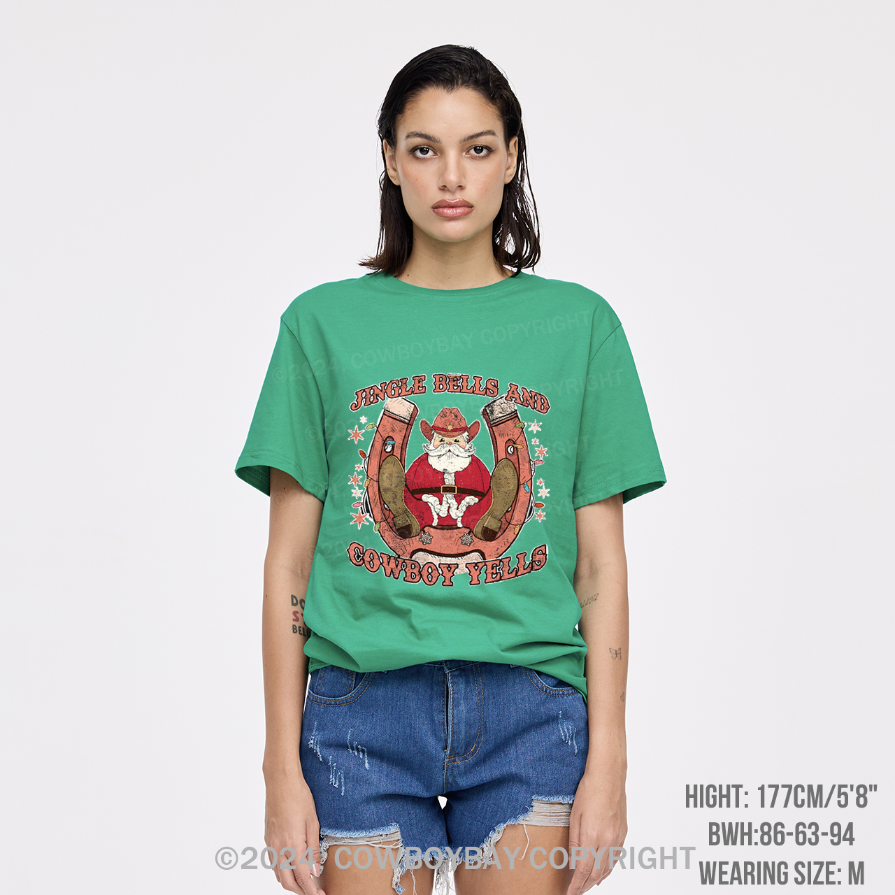 Jingle Bells And Cowboy Yells T-Shirts