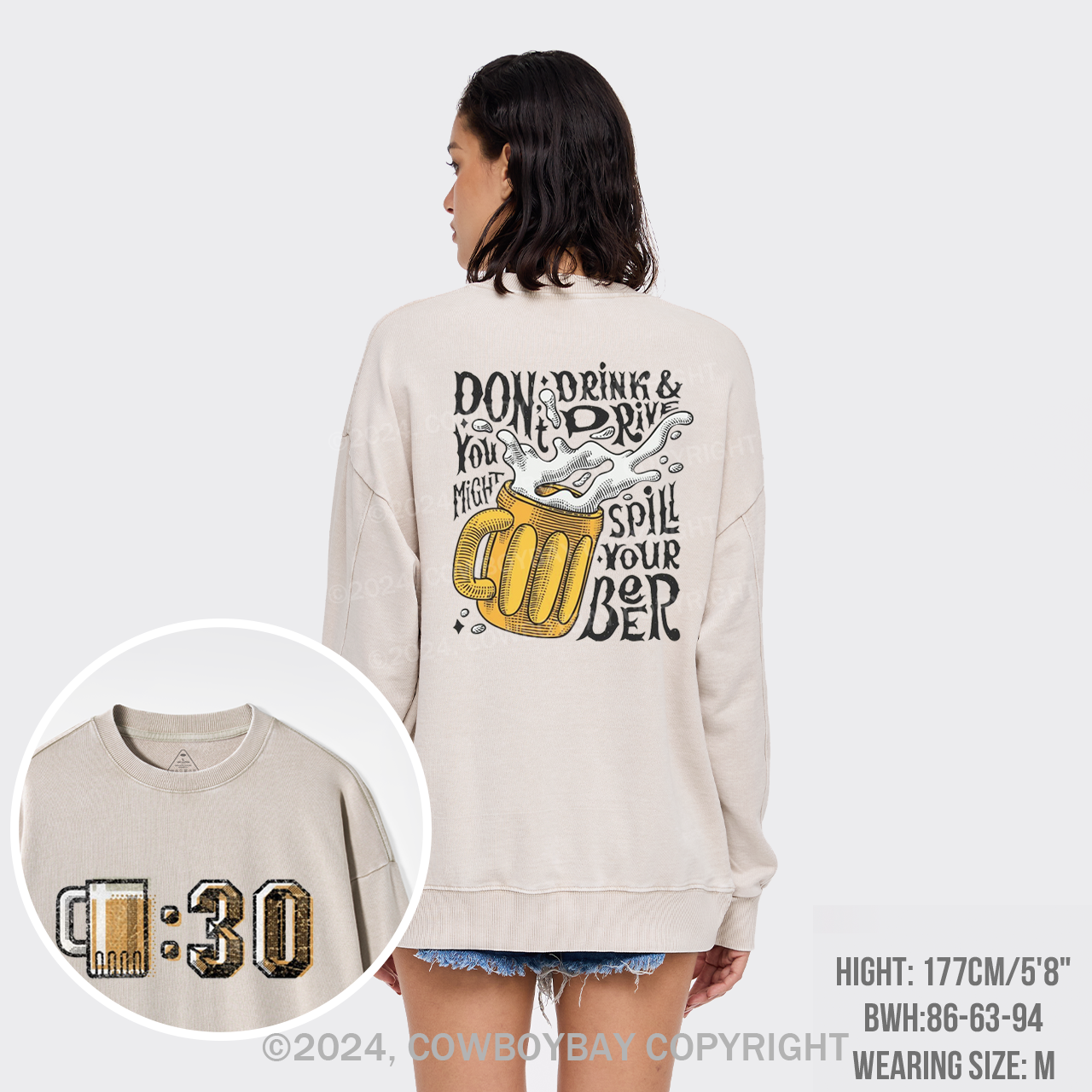 At 0:30 Let‘s Drink Washed Sweatshirts