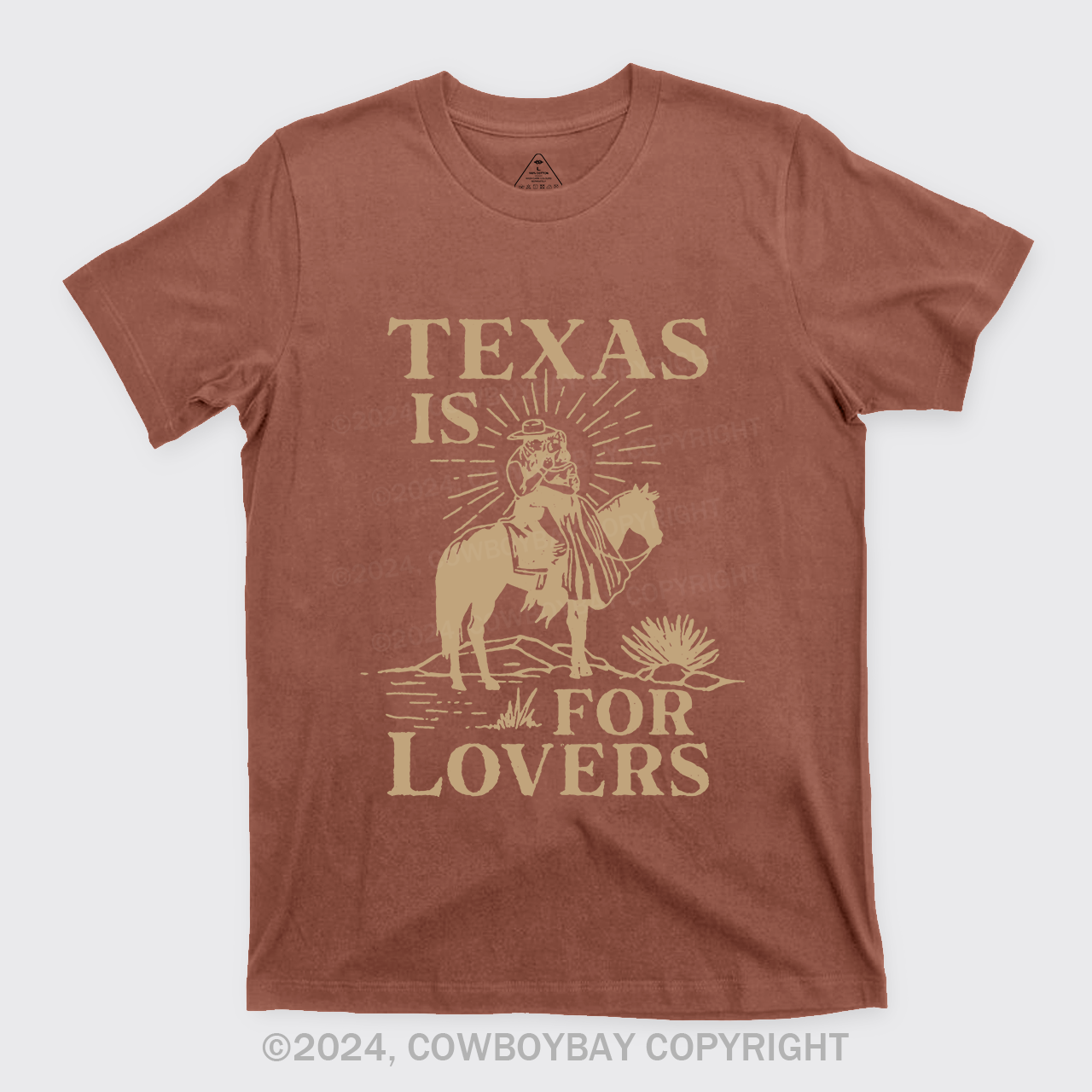 Texas Is For Lovers Giclée Fine Art T-Shirts