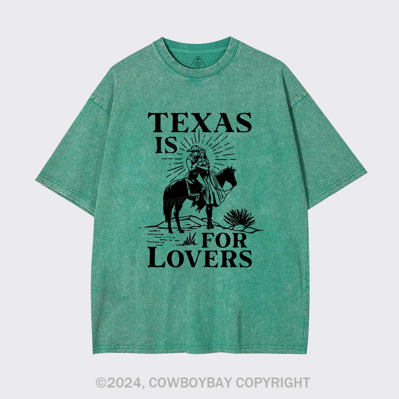 Texas Is For Lovers Giclée Fine Art Garment-dye Tees