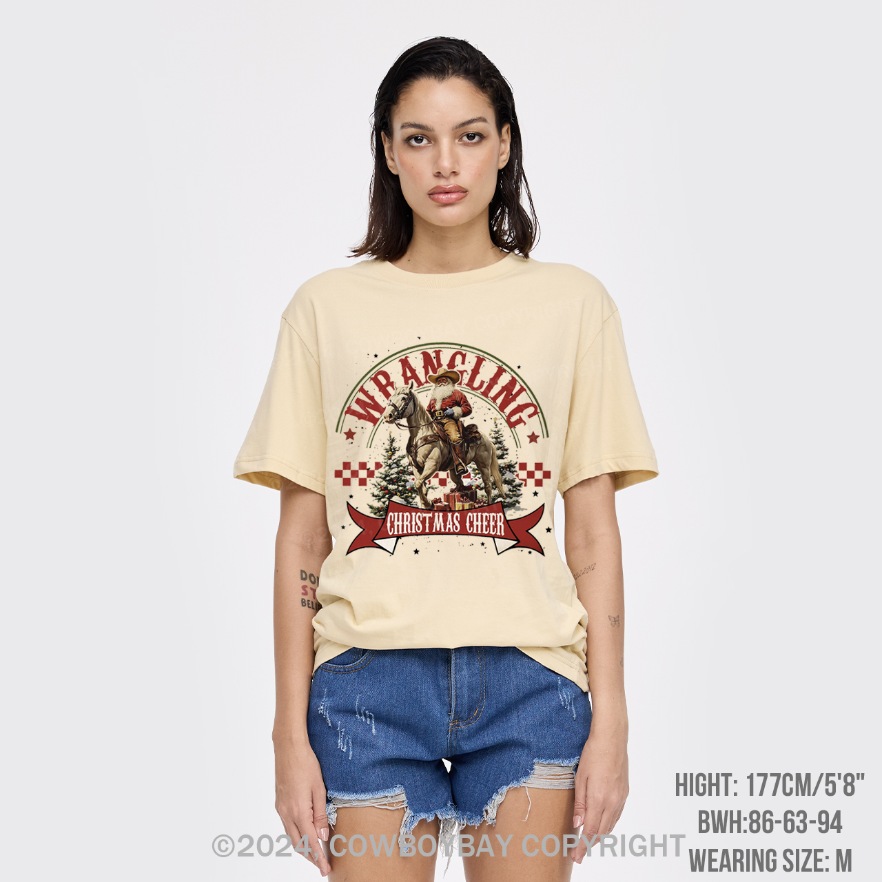 Wrangling Christmas Cheer T-Shirts