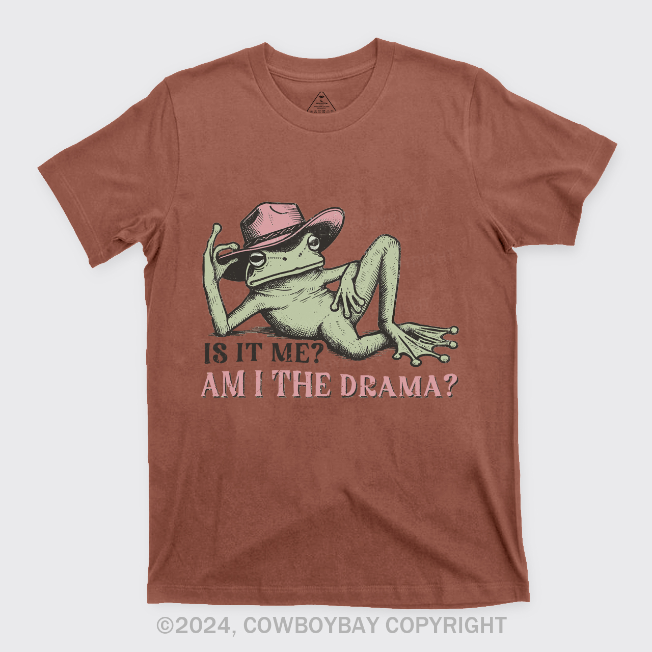 Funny Frog "Am I The Drama?" T-Shirts