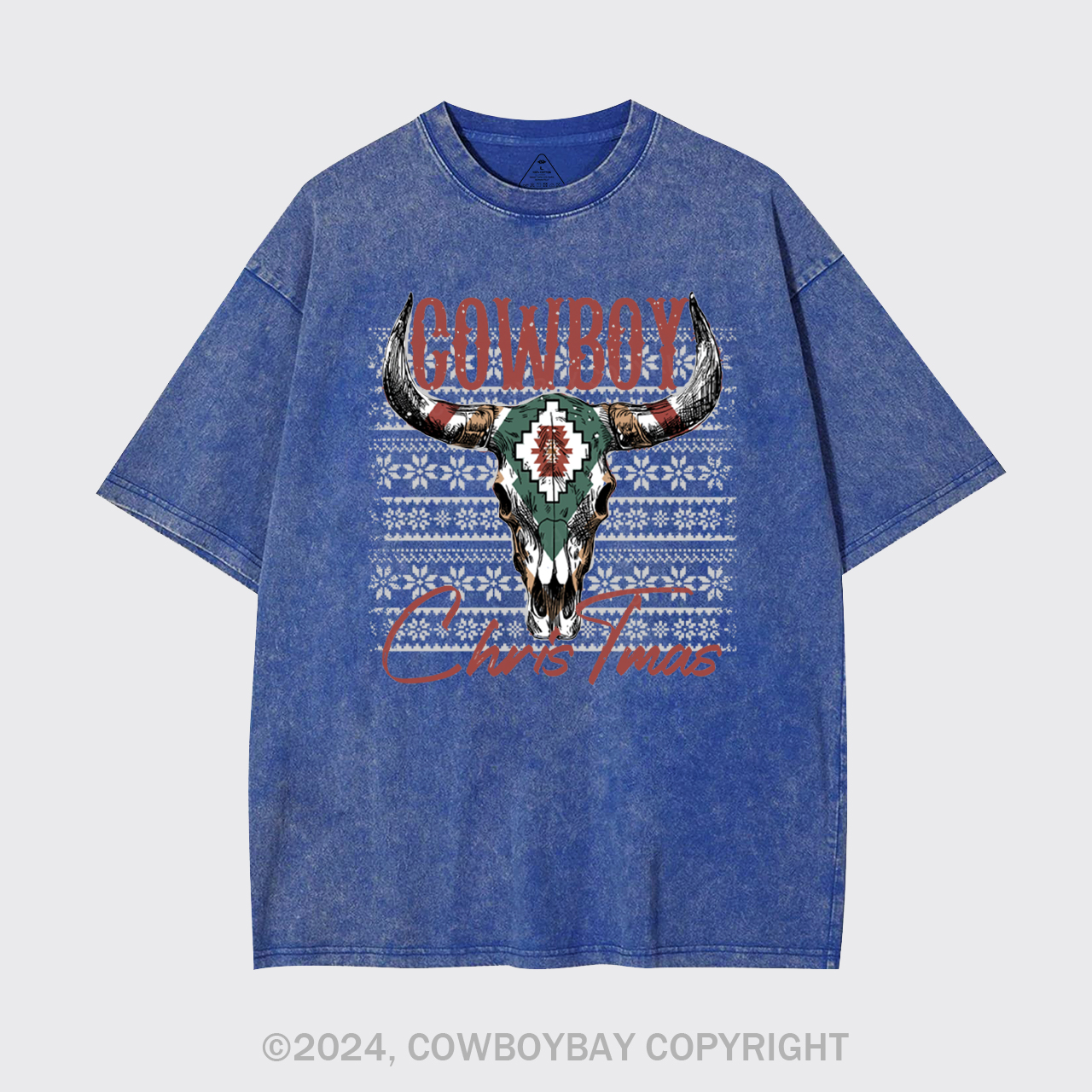 Cowboy Christmas Garment-dye Tees