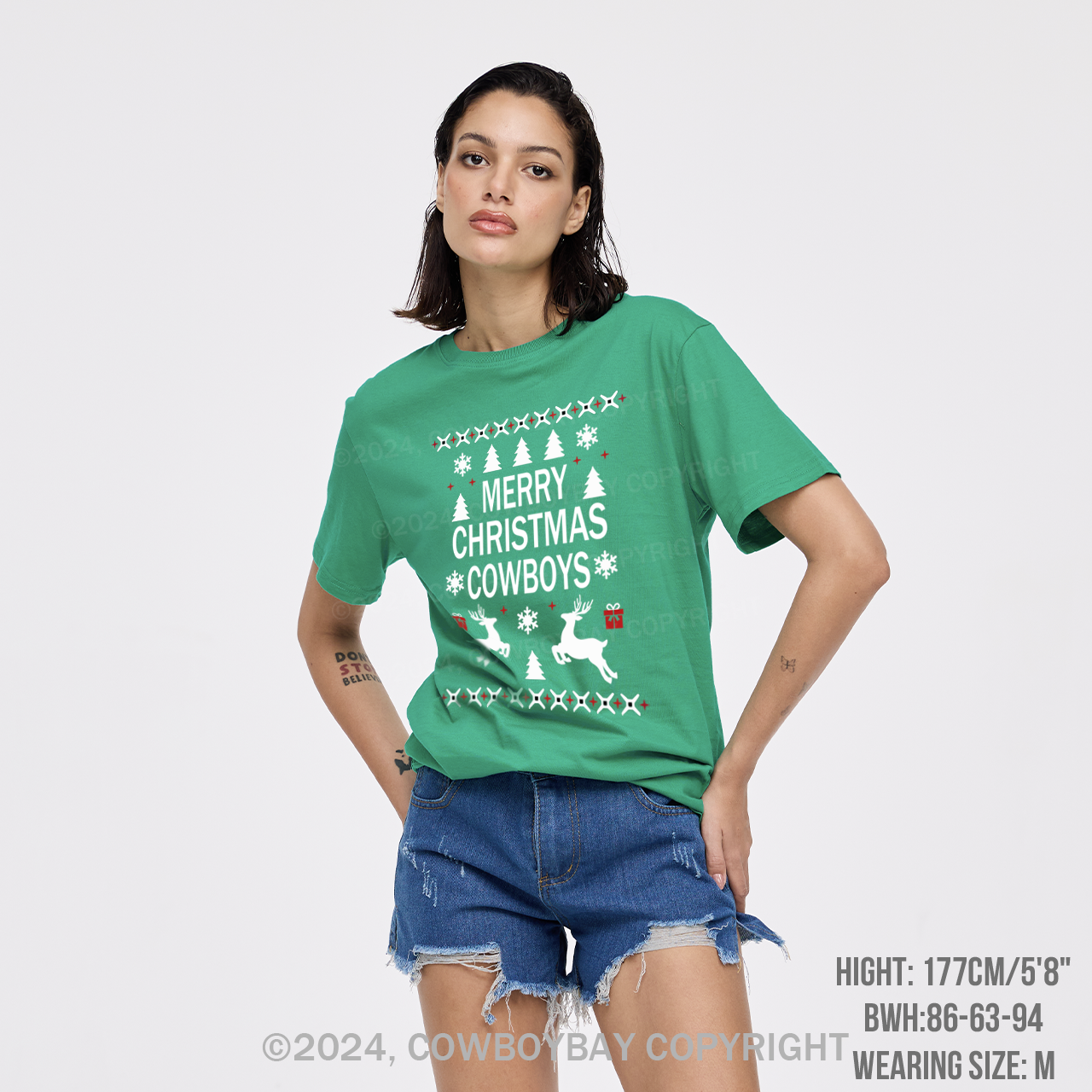 Merry Christmas Cowboys T-Shirts