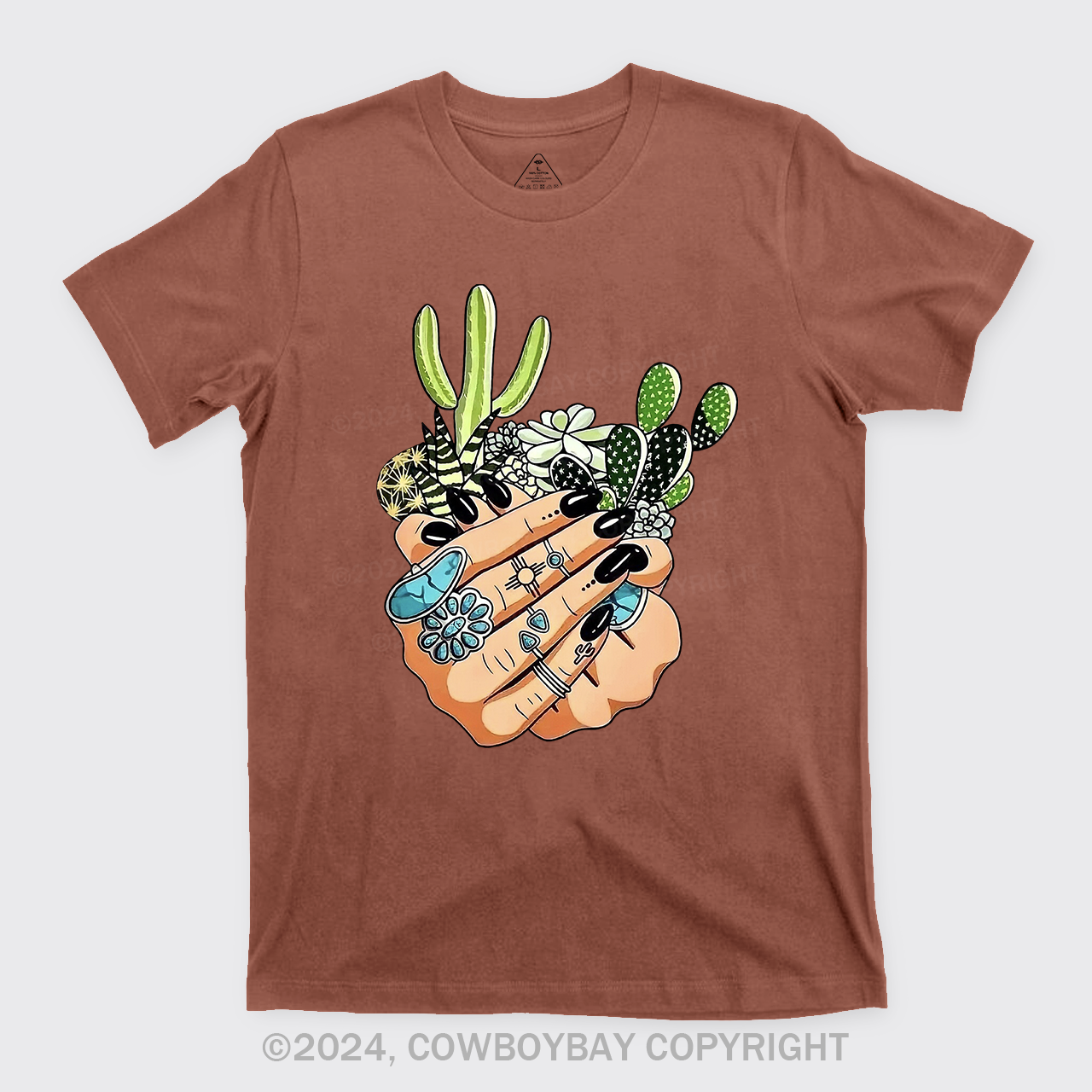 Cactus In My Palm Western Cowboy T-Shirts