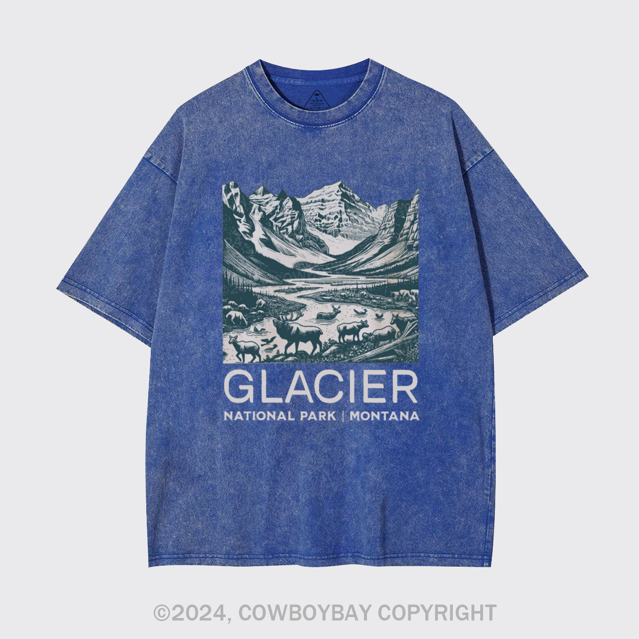 Glacier National Park Garment-dye Tees