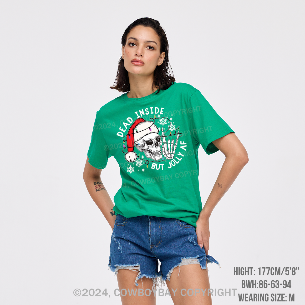 Dead Inside But Jolly AF T-Shirts