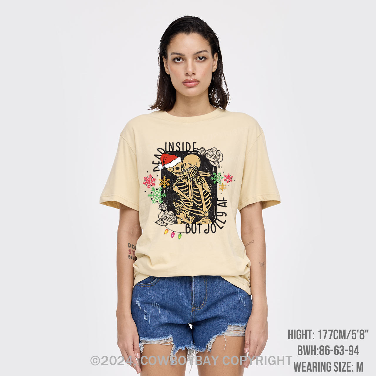 Dead Inside Skeleton T-Shirts