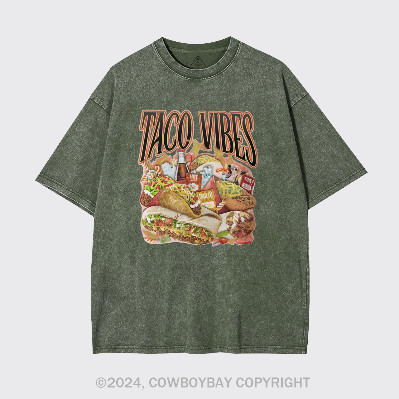 Taco Vibes Garment-dye Tees