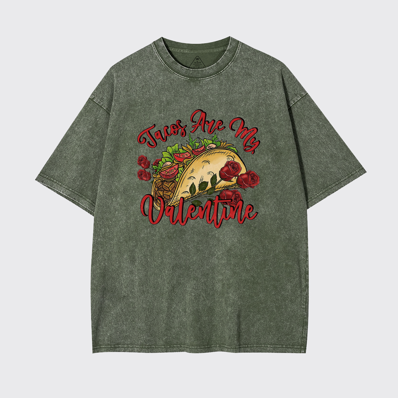 I'm Into Fitness, Fitness Taco In My Mouth Garment-dye Tees