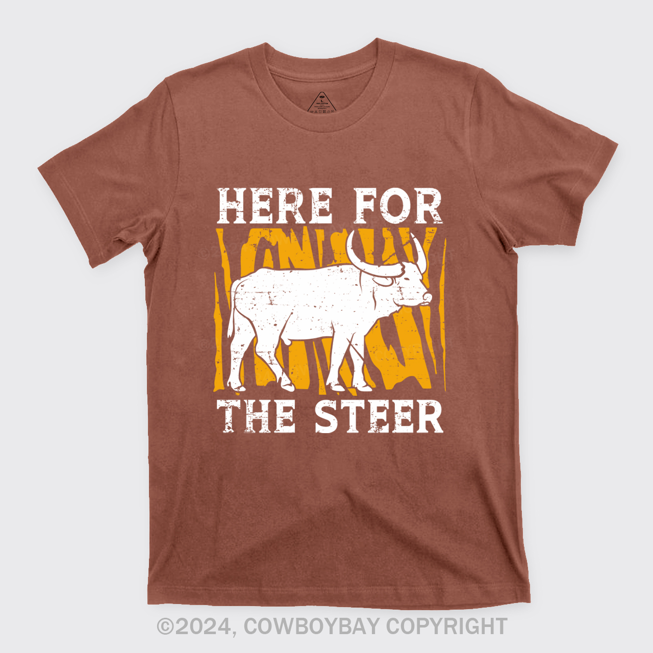 Bull In Arena Steer Wrestler T-Shirts