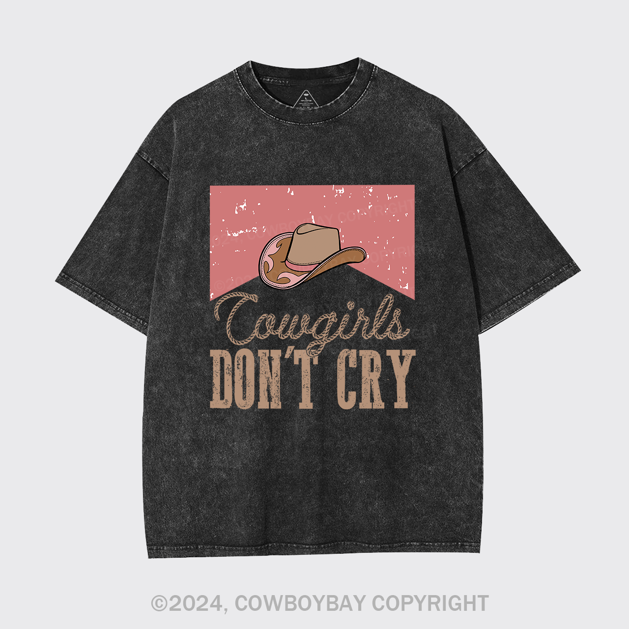 Western Cowgirls Don't Cry Garment-dye Tees