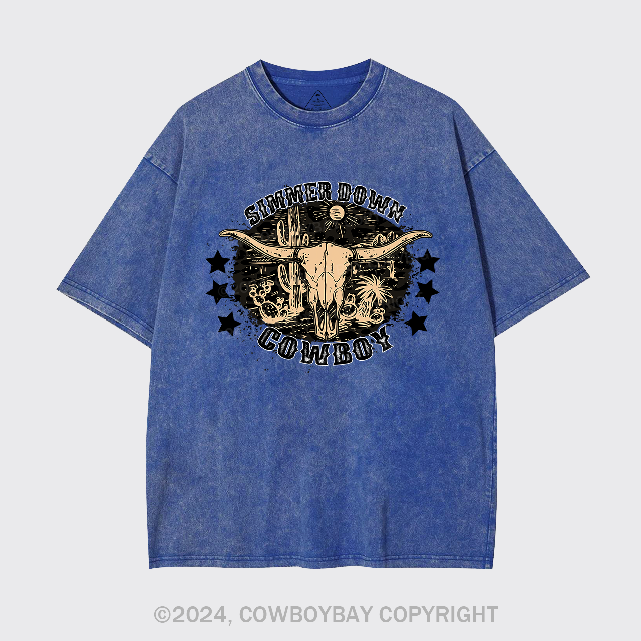 Simmer Down Cowboy Garment-dye Tees