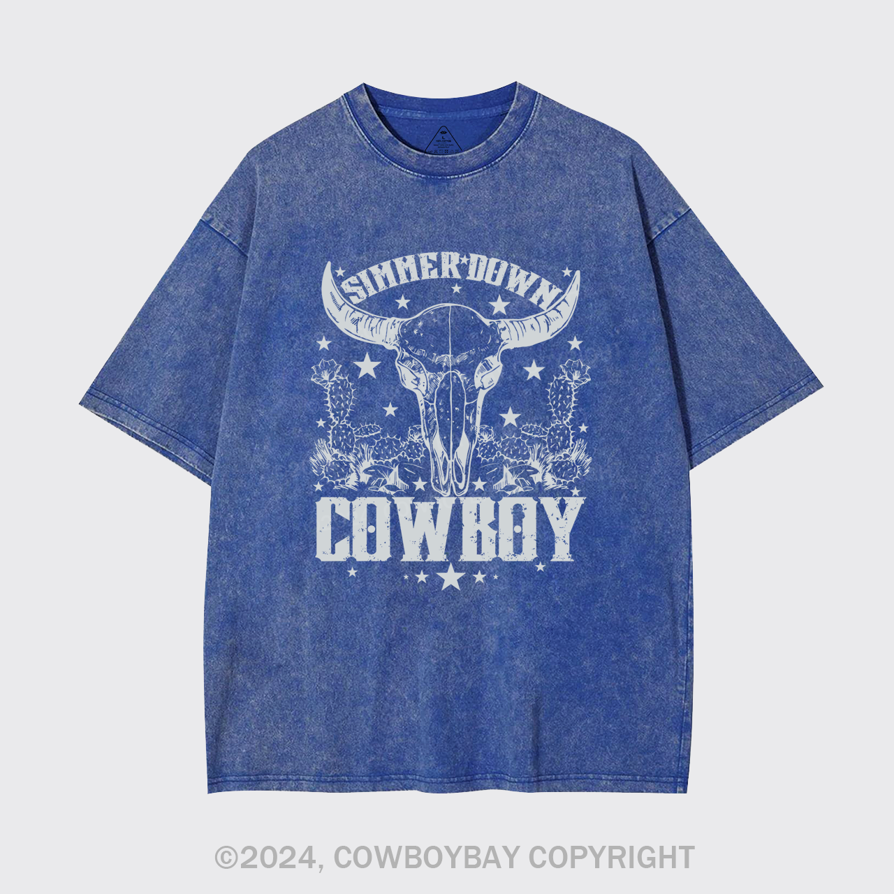 Simmer Down Cowboy Garment-dye Tees