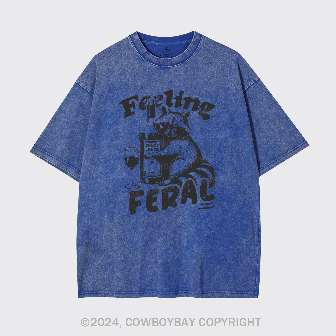 Feeling Feral Of Raccoon Garment-dye Tees