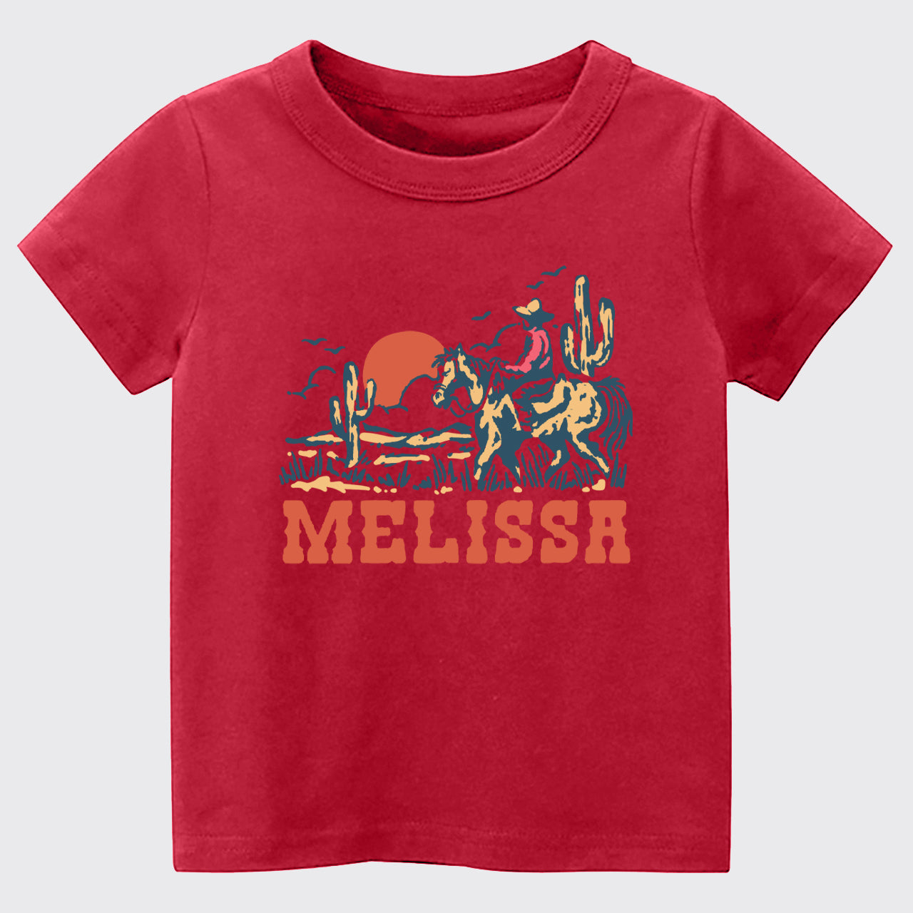 Personalized Cowgirl Kids T-shirt