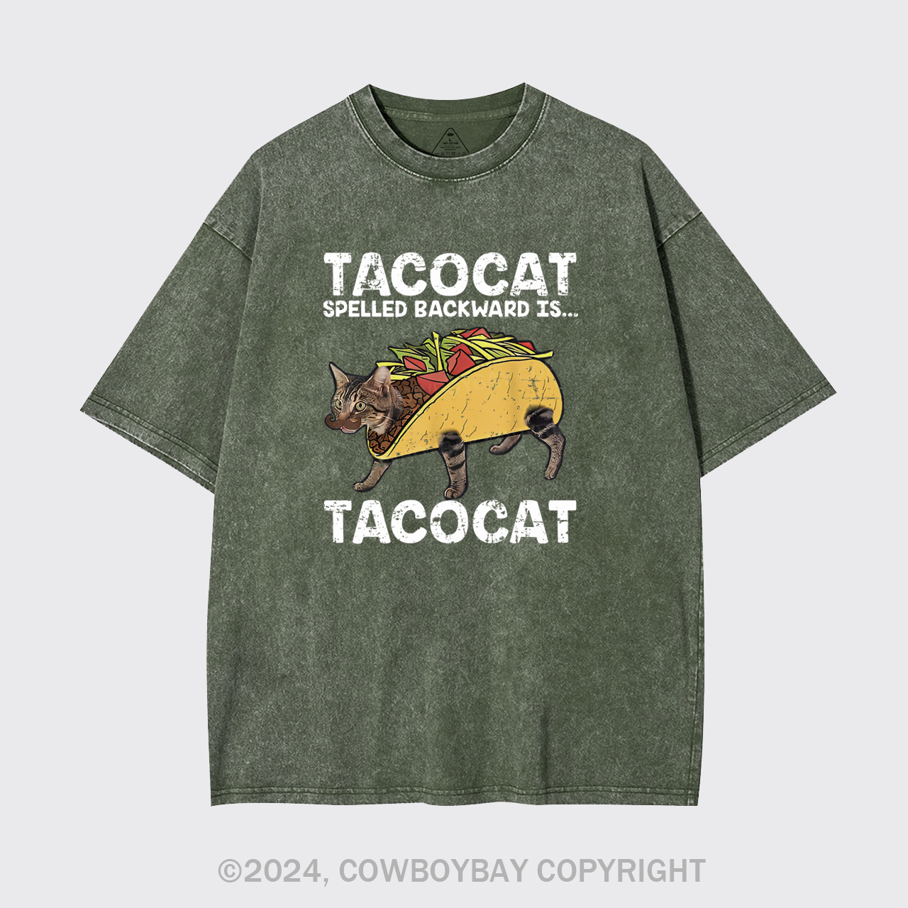 Vintage Taco & Cat Garment-dye Tees
