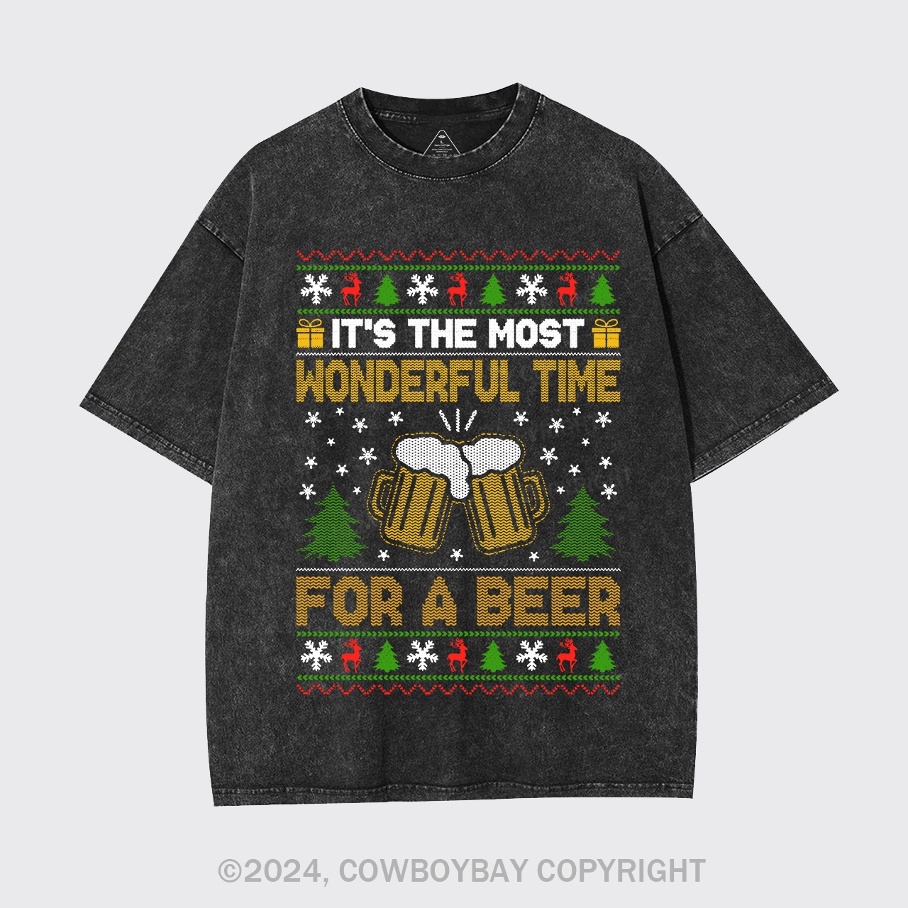 It's The Most Wonderful Time For A Beer Garment-dye Tees