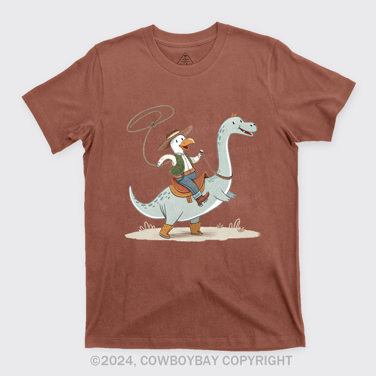 The Dinosaur Wanted To Be A Cowboy T-Shirts