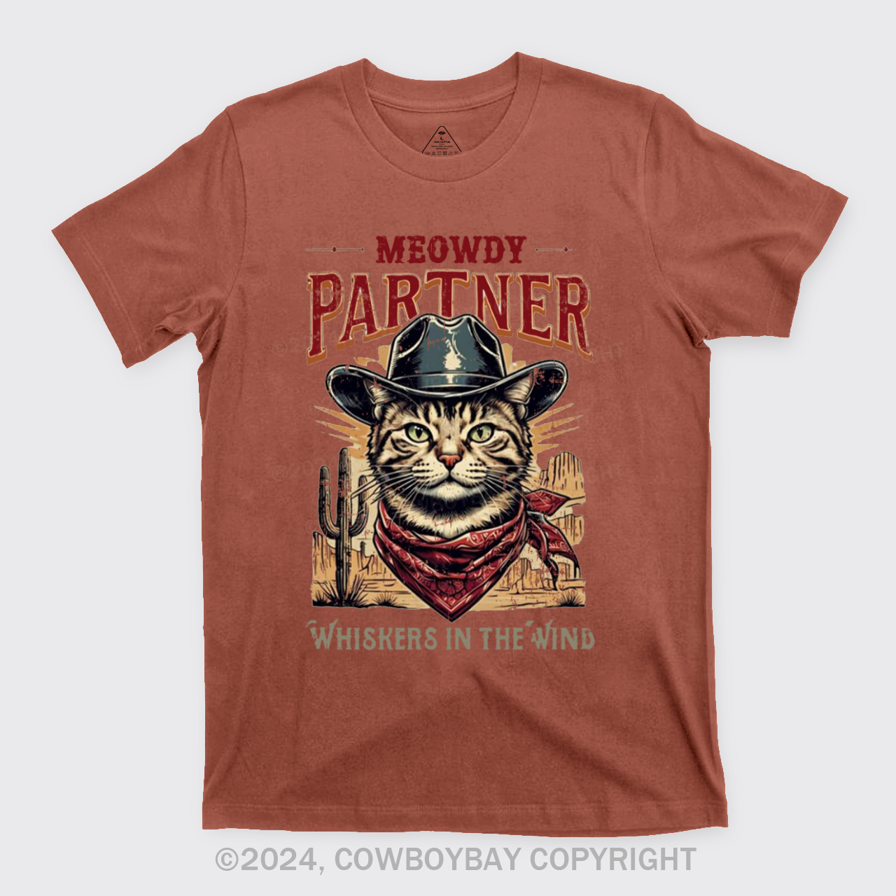 Meowdy Partner Cowboy Cat T-Shirts