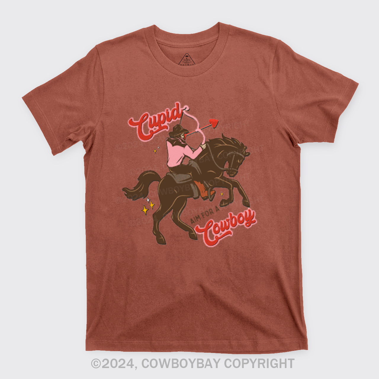 Valentine Cupid Aim For A Cowboy T-Shirts