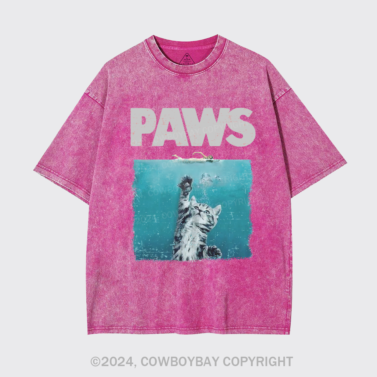 Paws Kitten Jaws Garment-dye Tees