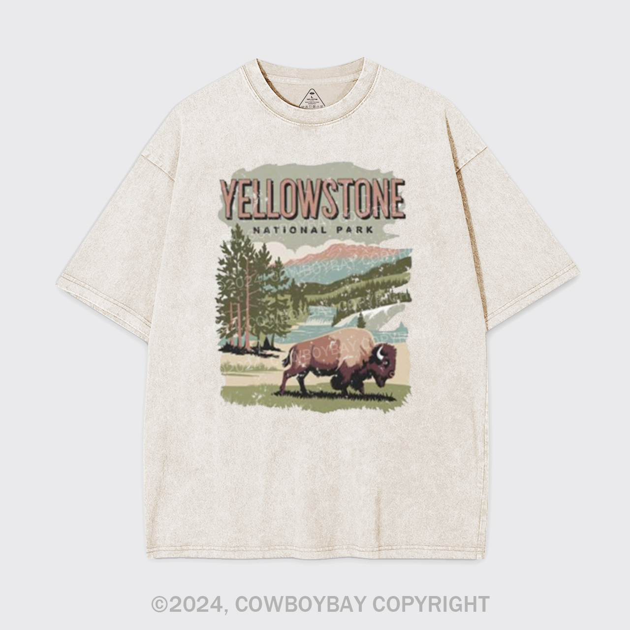 Vintage Yellowstone National Park Garment-dye Tees