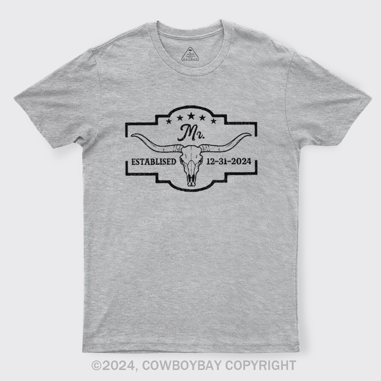 Mr and Mrs Western Couples T-Shirts