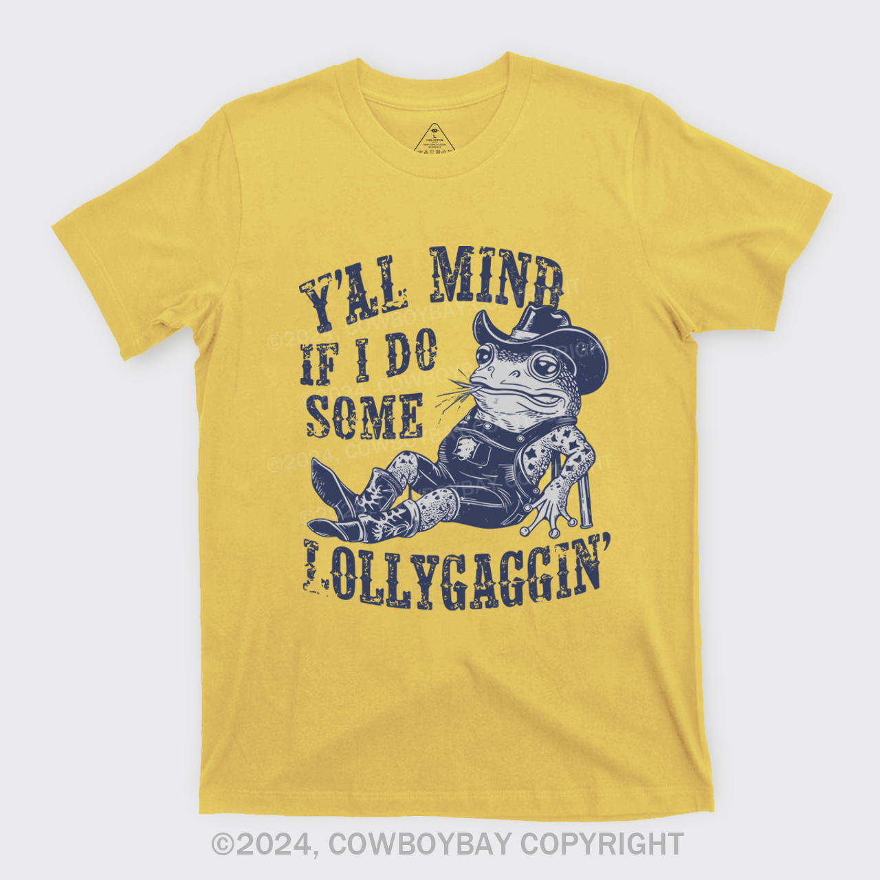 If I Do Some Lollygagging Funny Cowboy Frog T-Shirts