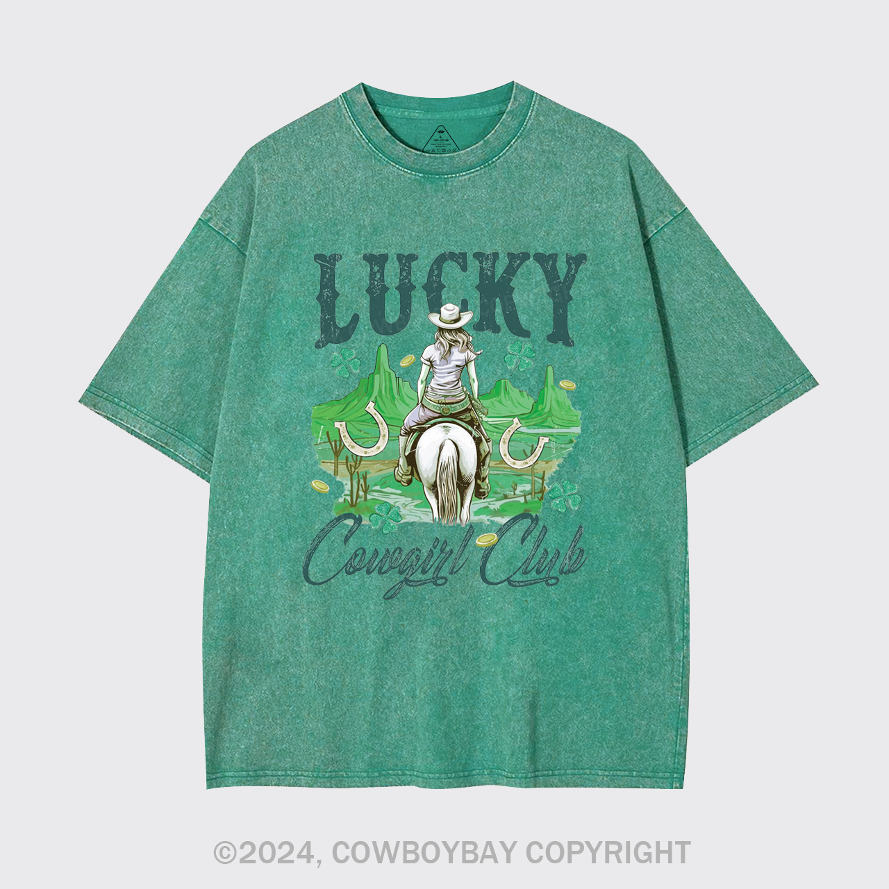 Lucky Cowgirl Club Garment-dye Tees
