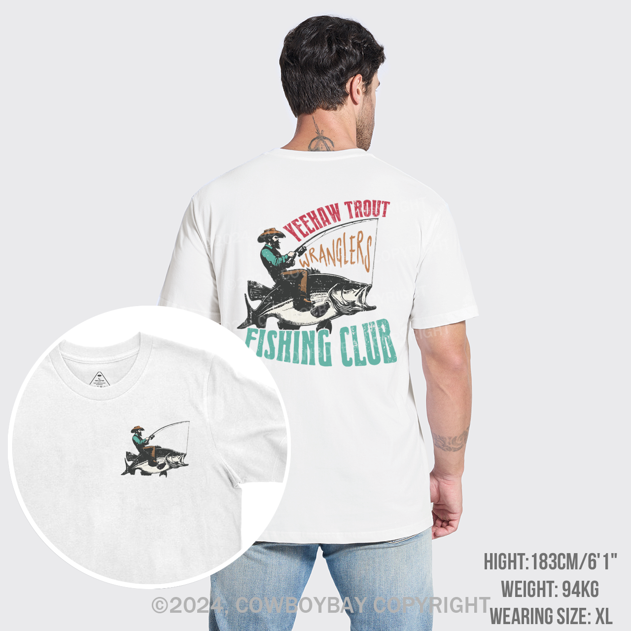 Trendy Western Fishing Club T-Shirts