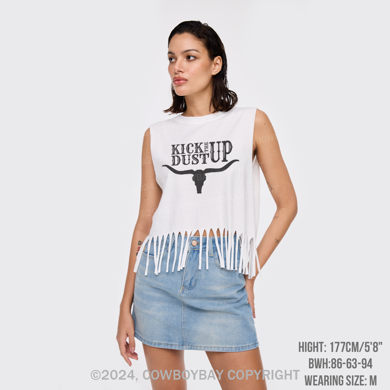 Kick The Dust Up Fringe Tank