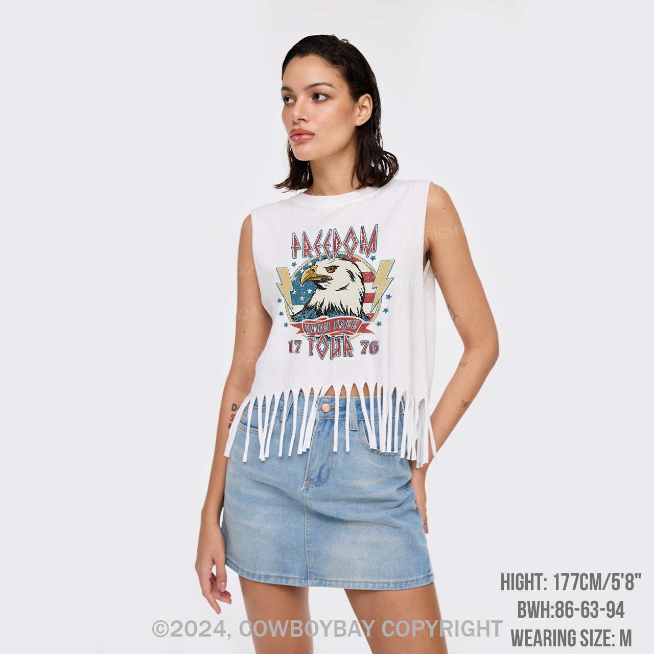 Born Free 1776 Fringe Tank