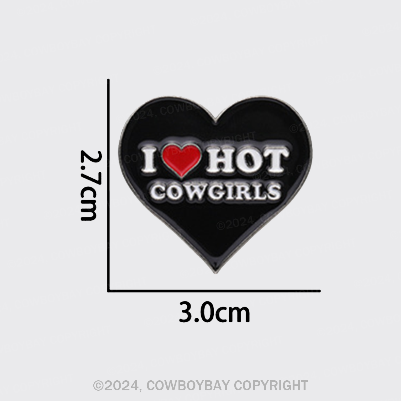 I Love Cowgirls_Cowboybay Pin