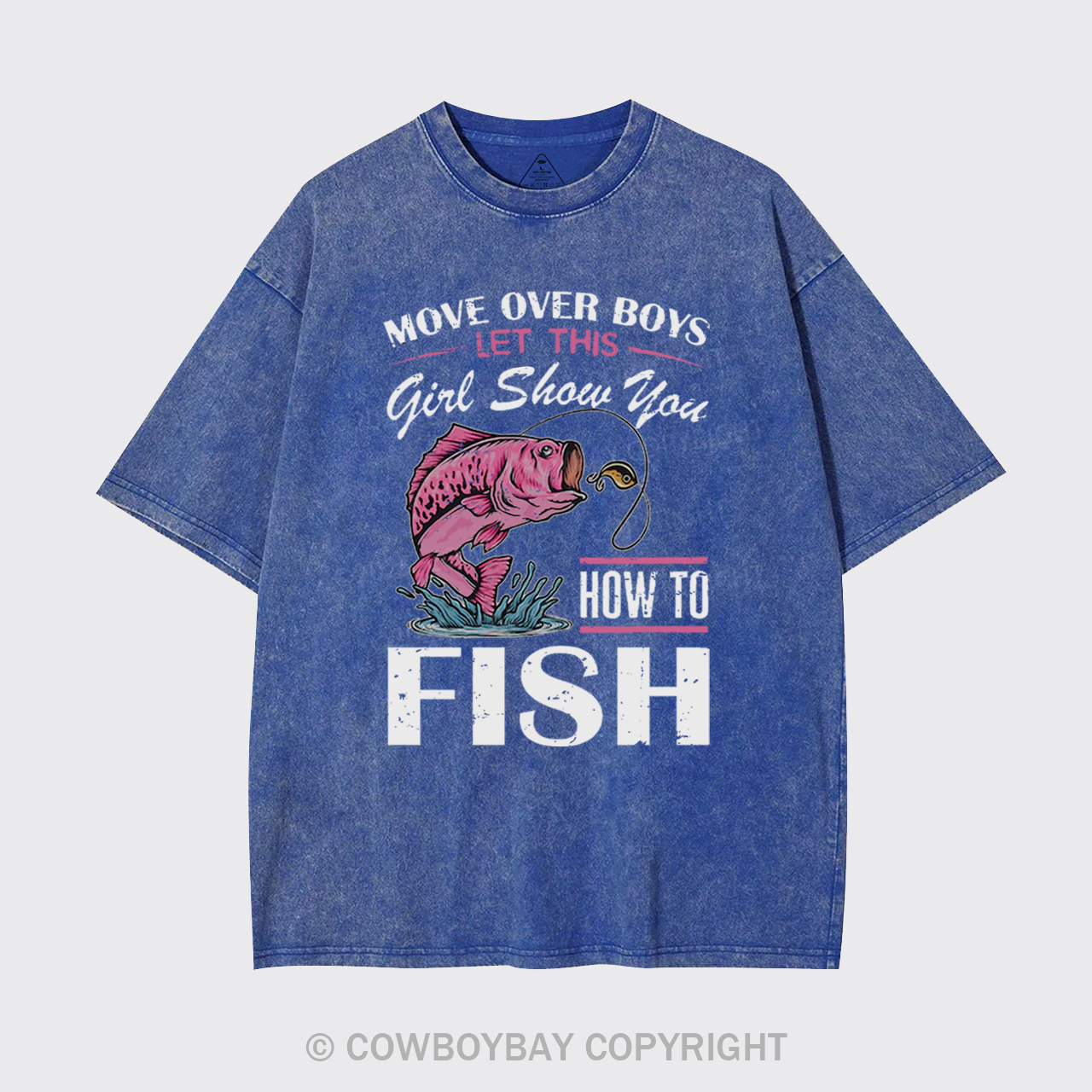 Move Over Boys Fishing Garment-dye Tees