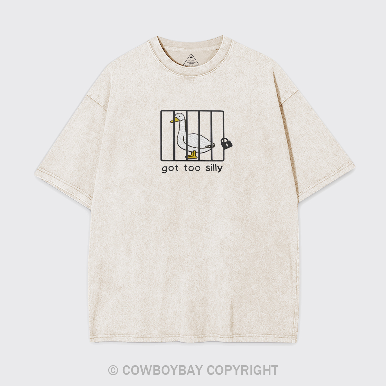 Got Too Silly Embroidered Garment-dye Tees