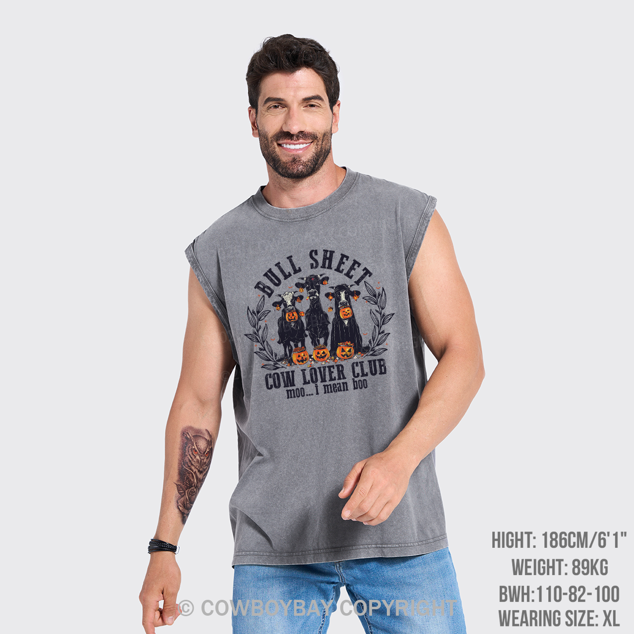 Bull Lover Club Washed Tanks