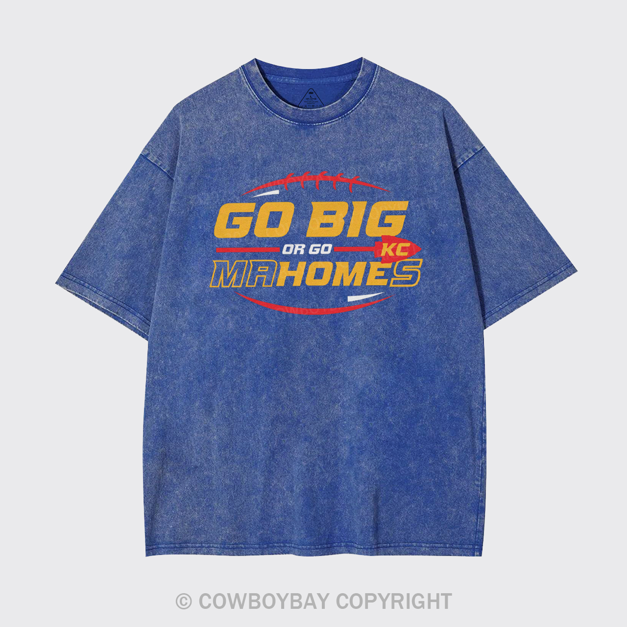 Funny KC Football Garment-dye Tees