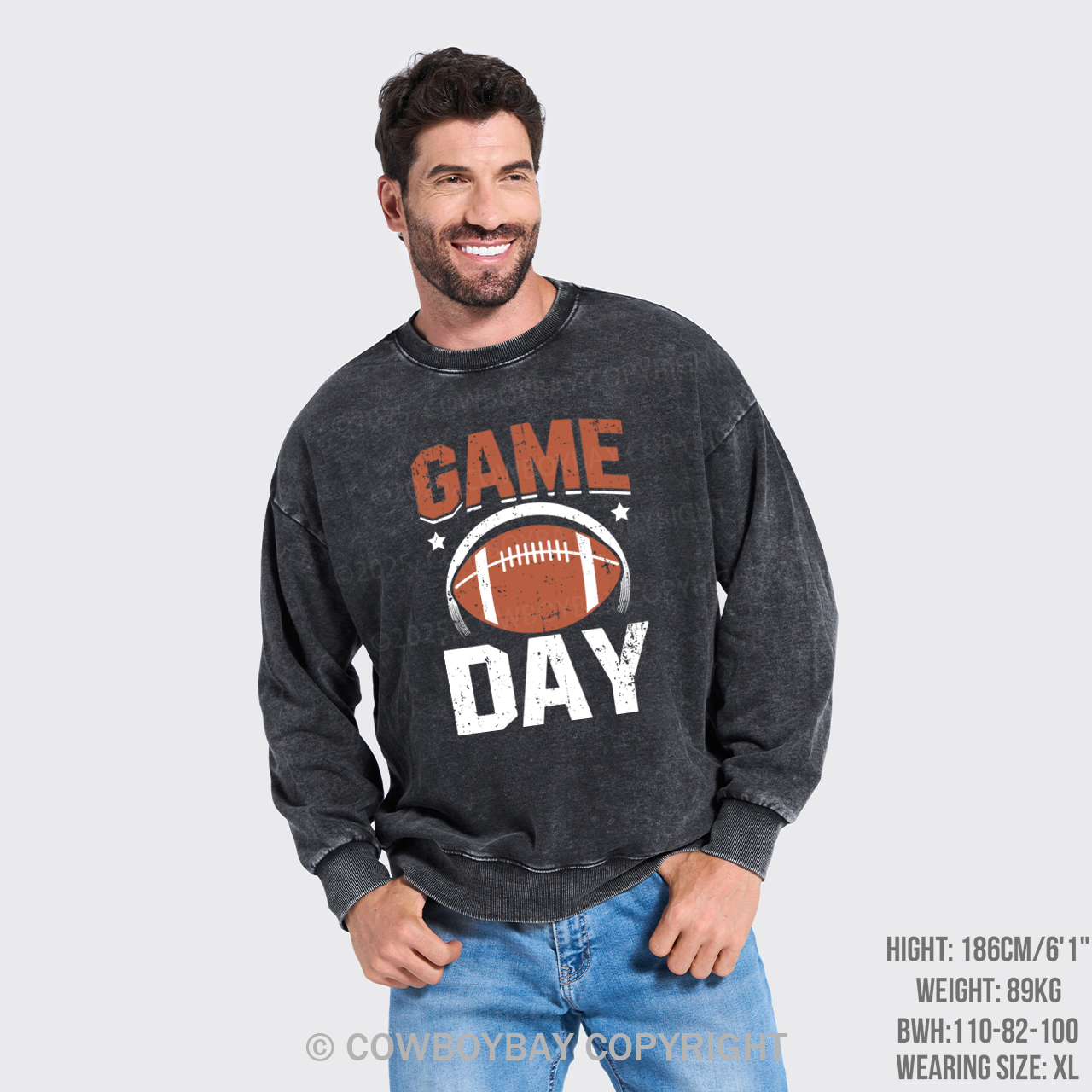 Game Day Washed Sweatshirts