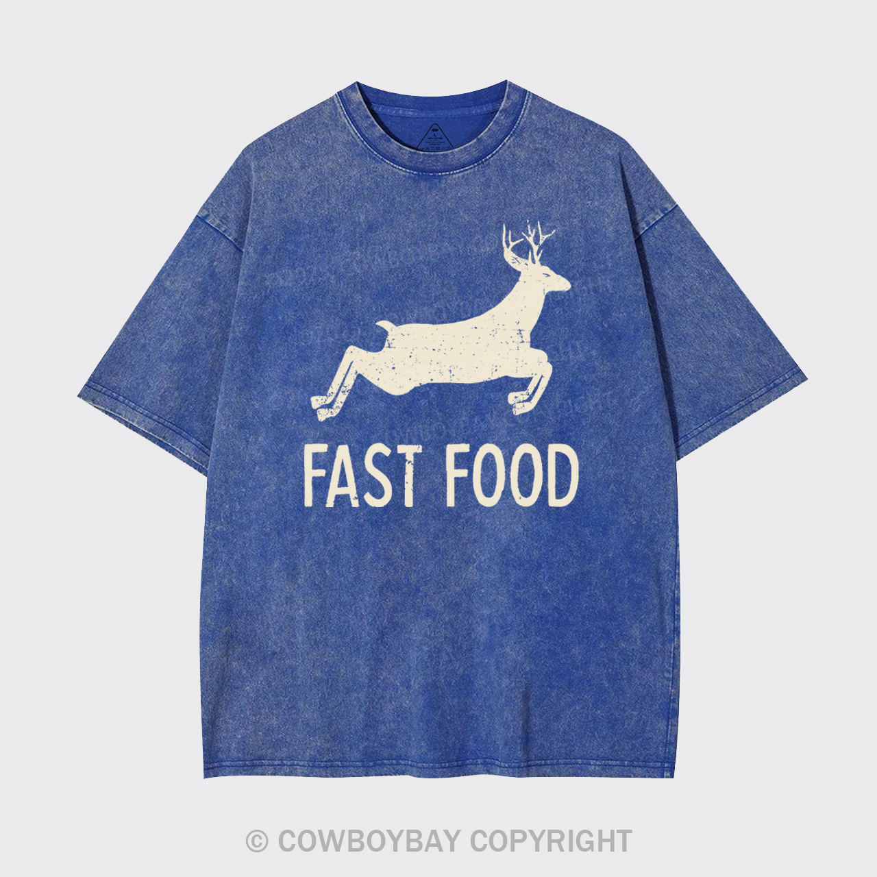 Fast Food Deer Garment-dye Tees