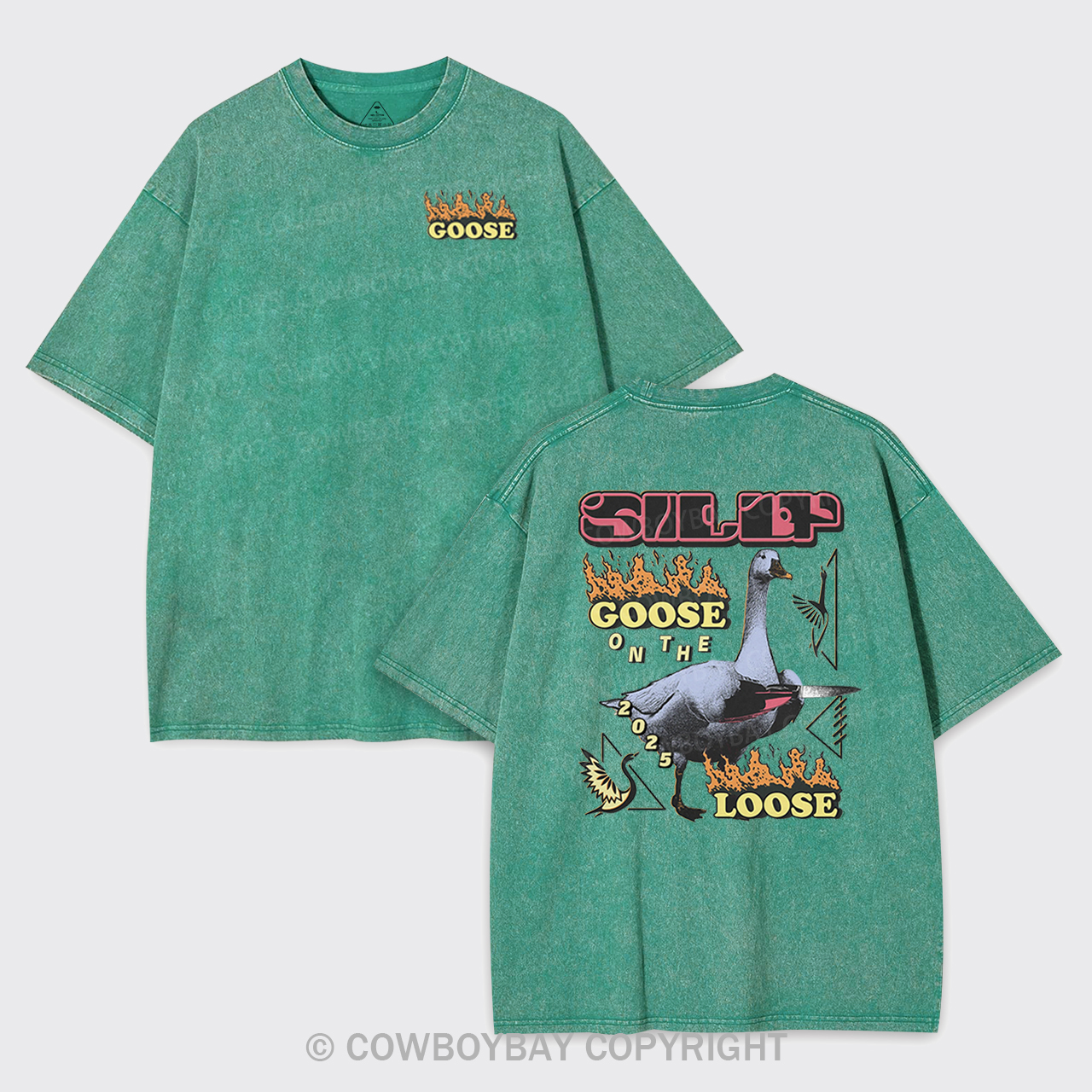 Silly Goose On The 2025 Loose Garment-dye Tees