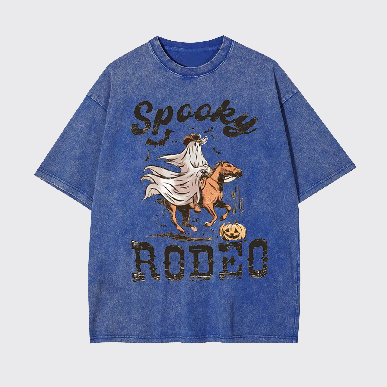 Western Halloween Spooky Rodeo Garment-dye Tees