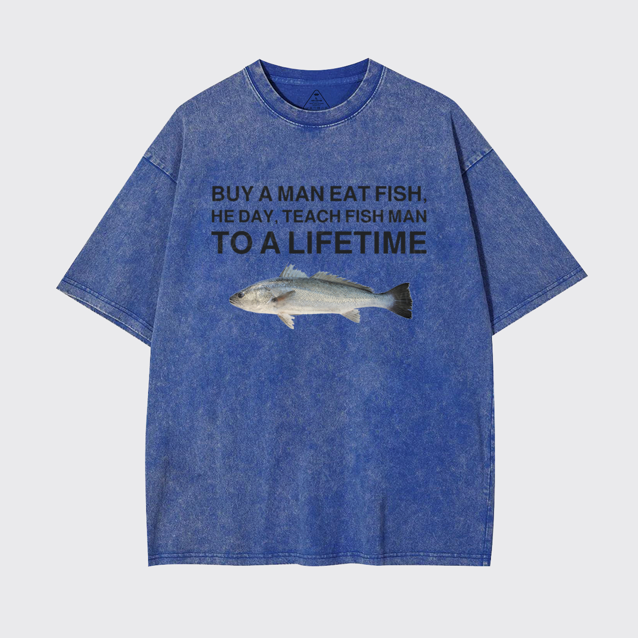 Buy A Man Eat Fish Garment-dye Tees
