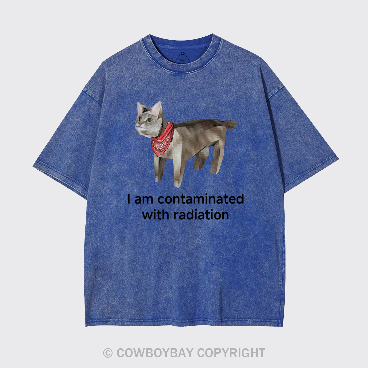 I Am Contaminated With Radiation Garment-dye Tees