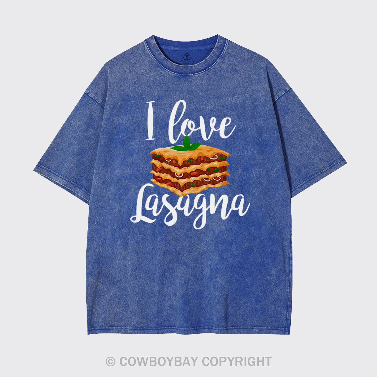 I Love Lasagna Garment-dye Tees