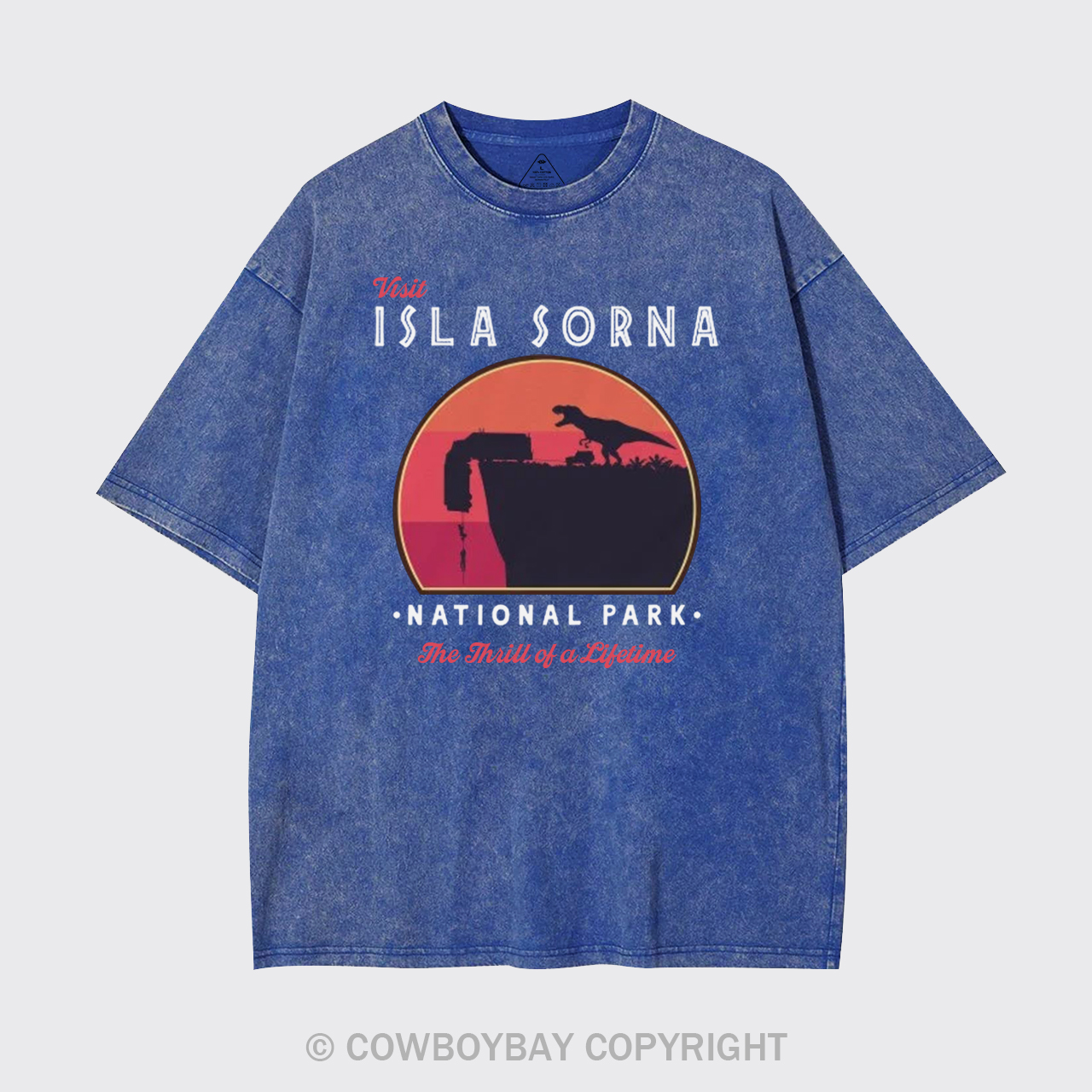 Visit Isla Sorna National Park Garment-dye Tees