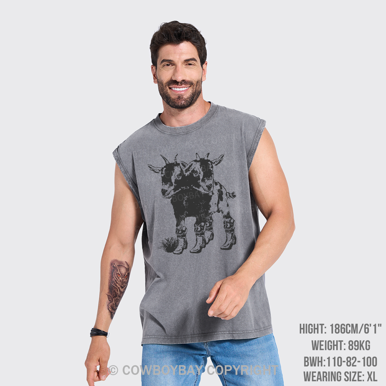 Two Headed Goat Washed Tanks