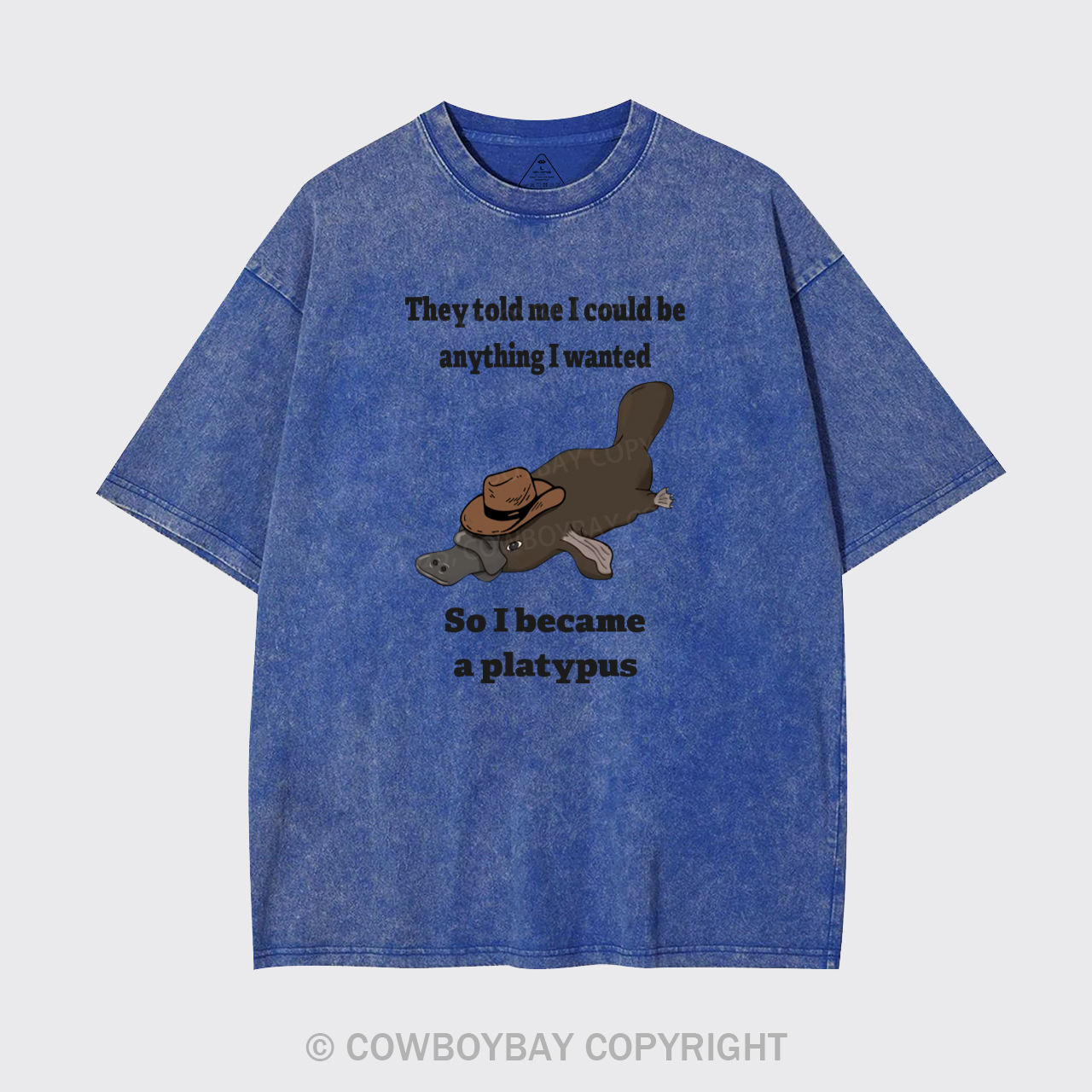 I Became A Platypus Garment-dye Tees